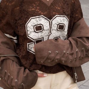 Amerikanisches Shirt/Trikot Braun