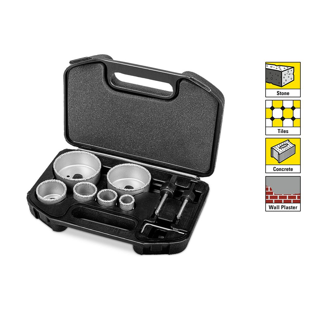 Lochsägen-Set aus Karbid (Hartmetall)