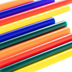 Heissklebestifte-Set Bunt, 50 Stück (Ø 7 mm)