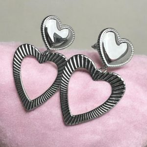 Herzen Ohrringe | Edelstahl Silber & Gold