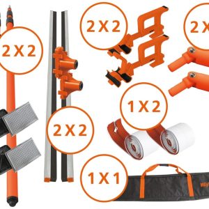 Heylo Staubschutzwand HEYWALL Plus-Paket