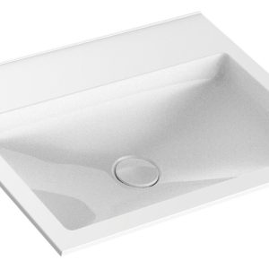 Frasco Centric Waschtisch (Mineralguss) 60 cm Ohne Hahnloch