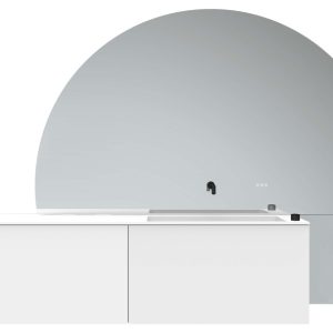 Frasco The Face Weiß Schwarz 208 cm Ausführung rechts