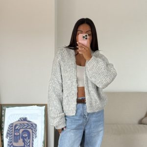 Cardigan Grau Onesize