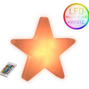 C – Multicolor LED Stern mit Kabelanschluss Star 40