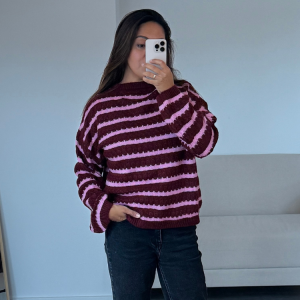 Pullover Streifen Vino Stripes