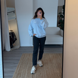 Sweatshirt „Little Heart“ – Blau (Onesize 34–42)
