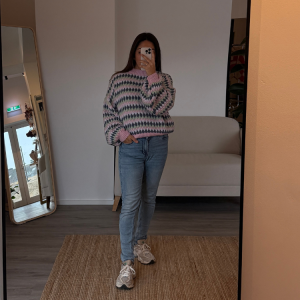 Pullover Retro Vibe Blue