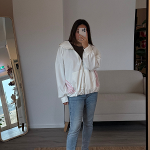 Jacke Sporty Tina Weiß/Rosa