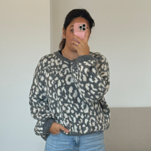 Pullover Anna Leo /Grau/Beige