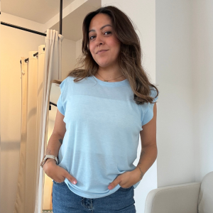 Basic Shirt Anna Buttermilk Blue