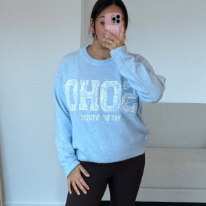 Pullover „Soho New York“ – Mit Spitze Onesize (34–42)
