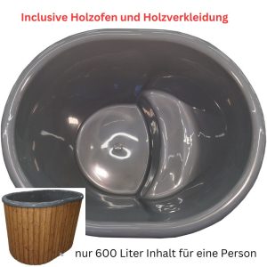 Ovaler Badezuber – für eine Person