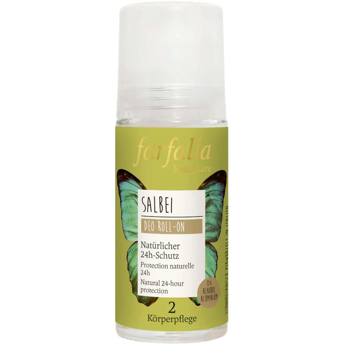 Farfalla Kräuterfrischer Deo Roll-on – Salbei – 50 ml – Bild 2