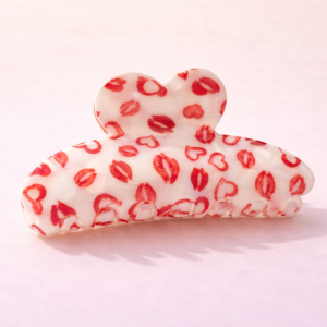 Haarklammer Kiss Red