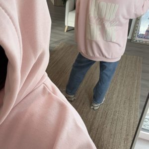Hoody Happy Rosa