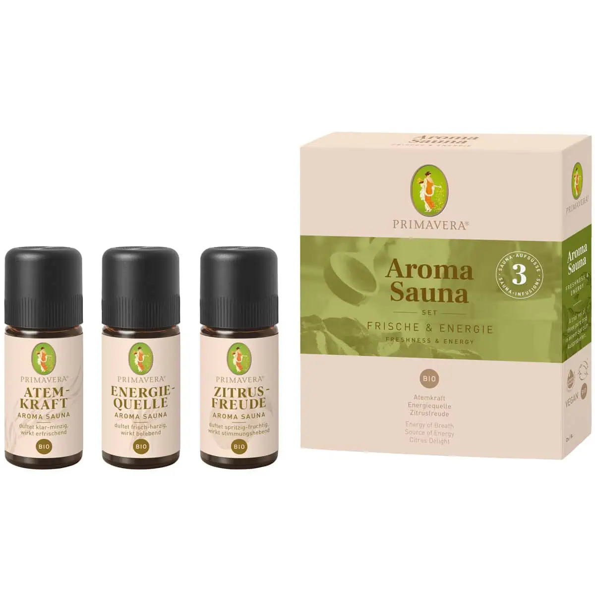 Primavera Aroma Sauna Frische & Energie Geschenkset