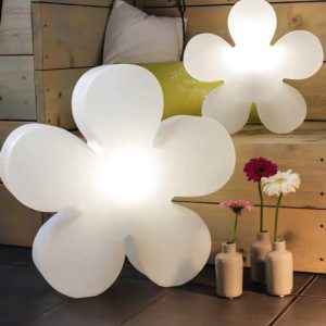 C -Shining Flower 40 cm in-/outdoor LED weißlicht